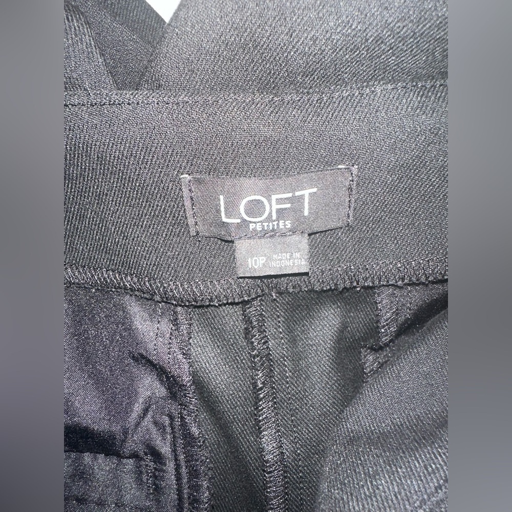 LOFT Black Wide Leg Trousers - Picture 9 of 10